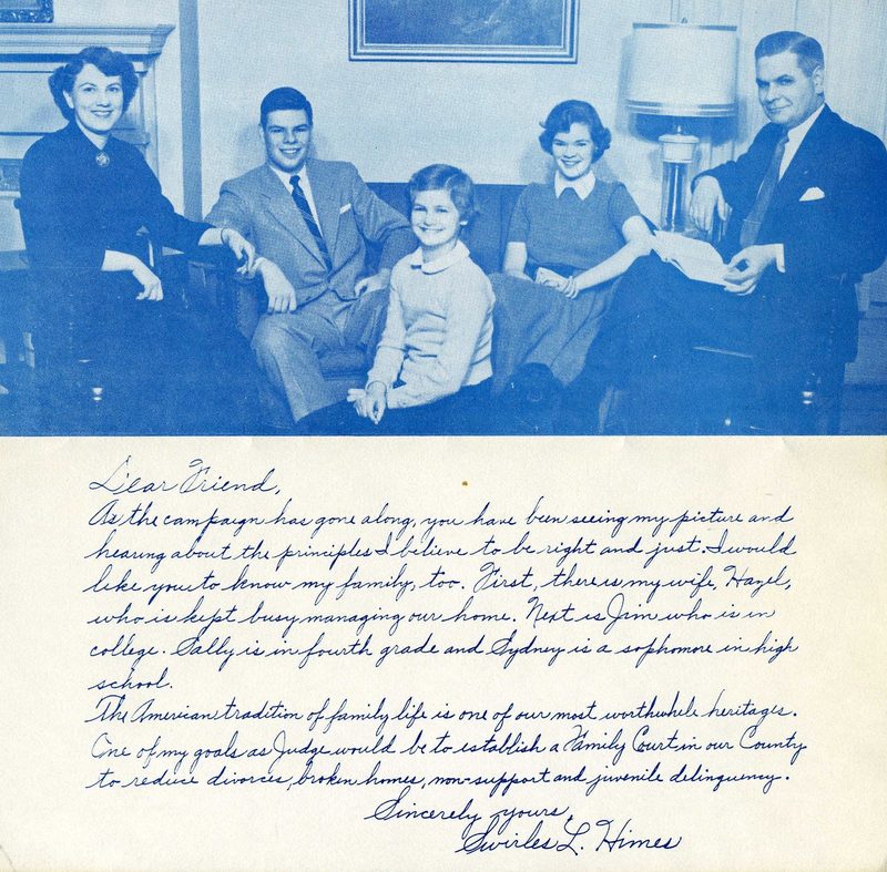 Archives Box, Swirl Himes Ad Running for Judge