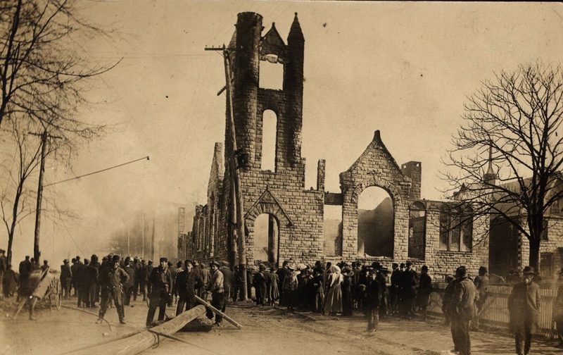 First Methodist Church Fire Robert Edelblute